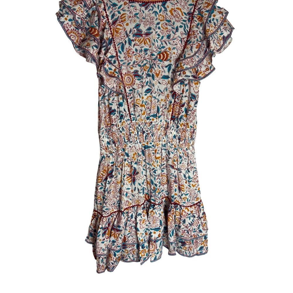 NWT Poupette St Barth Camila Floral Mini Dress-sz Medium - Picture 12 of 12